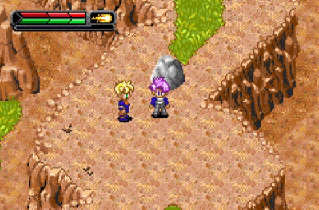 Dragon Ball Z The Legacy of Goku I & II screenshot 3 for GameBoy Advance